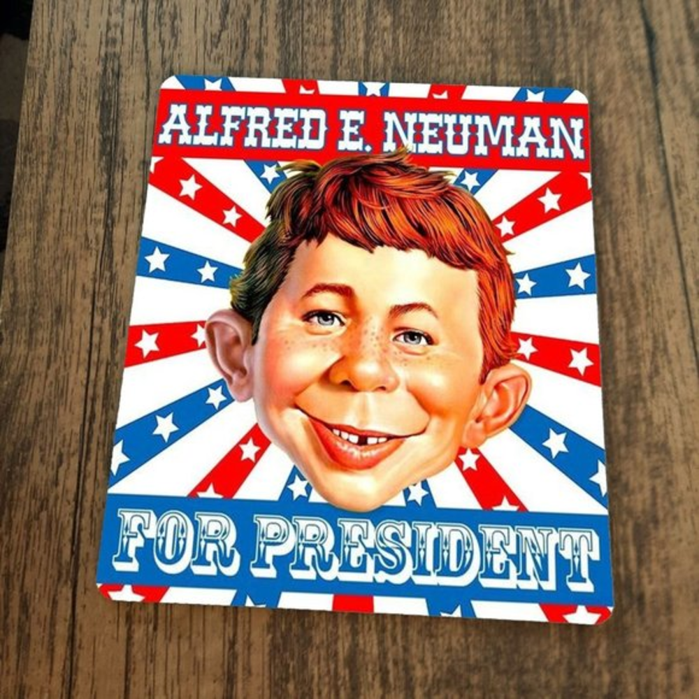 Alfred E Newman For‎ President Mouse Pad